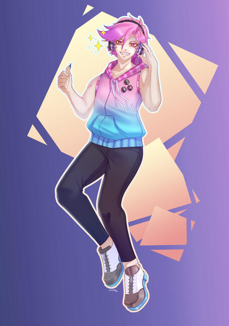 Цветной скетч