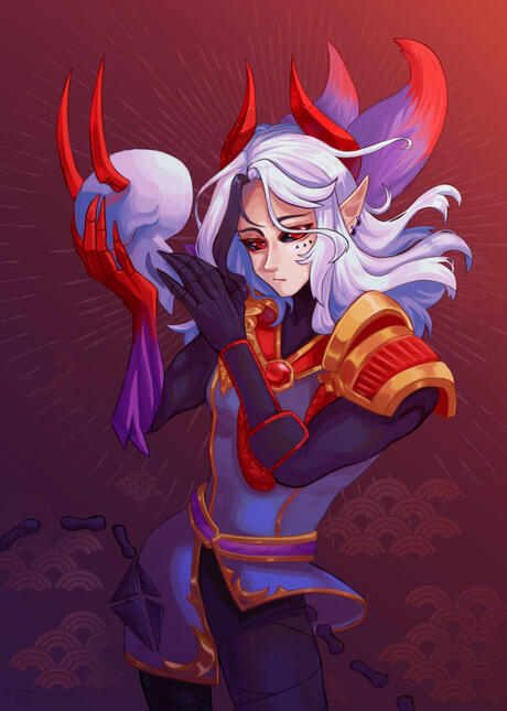 Цветной скетч