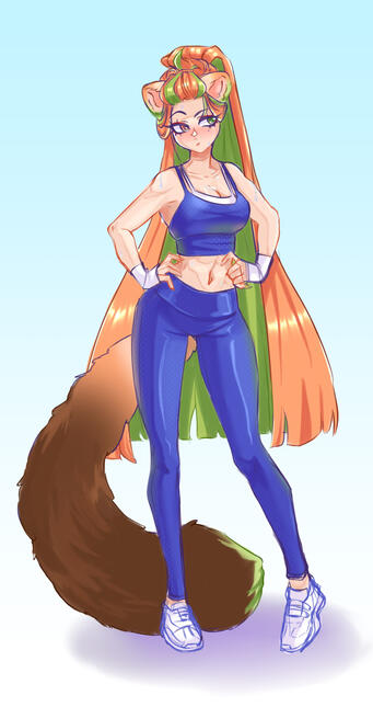 Цветной скетч